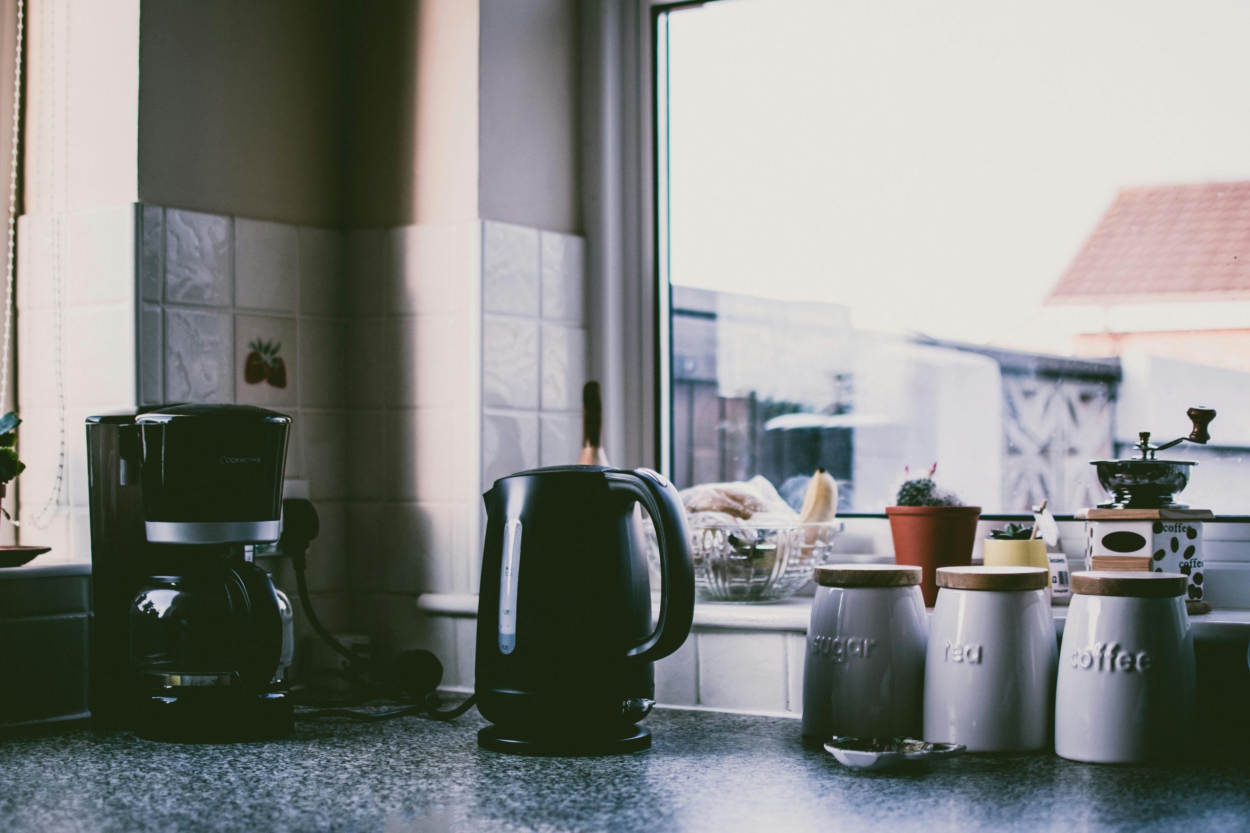 Coffee maker and kettle